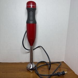KITCHENAID 2 SPEED IMMERSION BLENDER STICK MIXER KHB1231ER Red